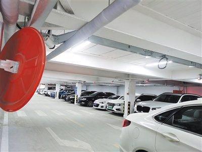 1月2日，北京儿童医院自走式立体停车设施项目正式启用。新京报记者 戴轩 摄