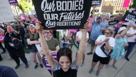 美堕胎权支持者街头抗议（资料图）